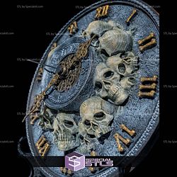 Basic STL - Timeless Skull Wall Clock