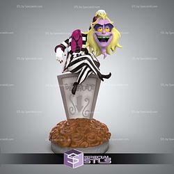 Beetlejuice Cartoon Style 3D Printing Models