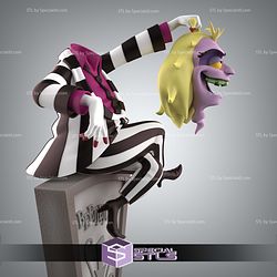 Beetlejuice Cartoon Style 3D Printing Models