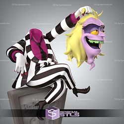 Beetlejuice Cartoon Style 3D Printing Models