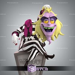 Beetlejuice Cartoon Style 3D Printing Models