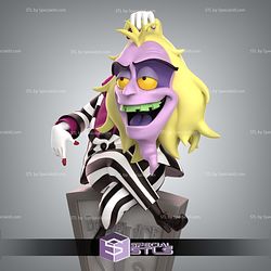 Beetlejuice Cartoon Style 3D Printing Models