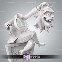 Beetlejuice Cartoon Style 3D Printing Models