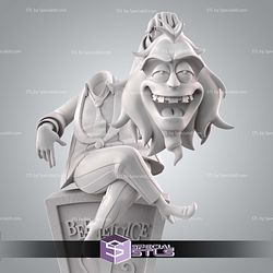 Beetlejuice Cartoon Style 3D Printing Models