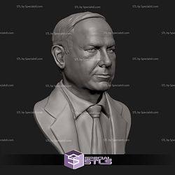 Benjamin Netanyahu Bust 3D Printing Models