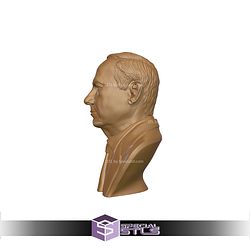 Benjamin Netanyahu Bust 3D Printing Models