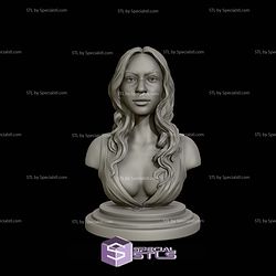 Beyonce Portrait Bust 3D Printing Models