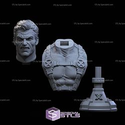 Cable Bust X Men 3D Printing Models