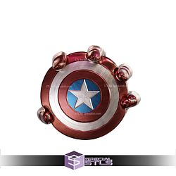 Captain America Shield Red Hulk Wall Display