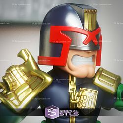 Chibi STL Collection - Judge Dredd