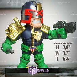 Chibi STL Collection - Judge Dredd