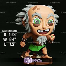 Chibi STL Collection - King Bumi Avatar