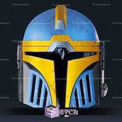 Cosplay STL Files Aran Tal Mandalorian Helmet