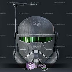 Cosplay STL Files Bad Batch Imperial Crosshair Helmet