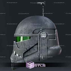 Cosplay STL Files Bad Batch Imperial Crosshair Helmet