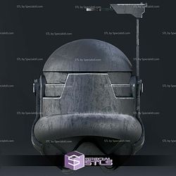 Cosplay STL Files Bad Batch Imperial Crosshair Helmet