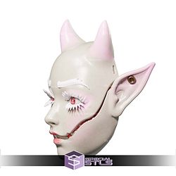 Cosplay STL Files Creepy Doll Mask