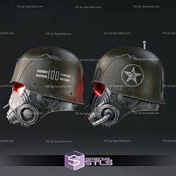 Cosplay STL Files Fallout NCR Ranger Advanced and Elite Helmet