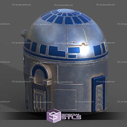 Cosplay STL Files R2 D2 Mandolarian Helmet