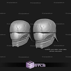 Cosplay STL Files Stranger Qimir helmet