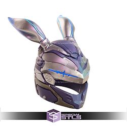 Cosplay STL Files The First Descendant Bunny Helmet