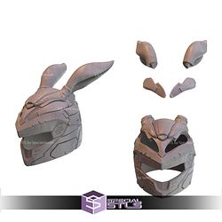 Cosplay STL Files The First Descendant Bunny Helmet