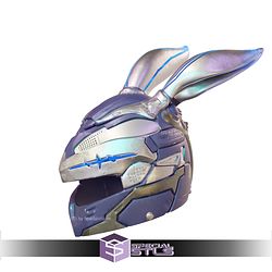 Cosplay STL Files The First Descendant Bunny Helmet