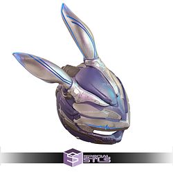 Cosplay STL Files The First Descendant Bunny Helmet