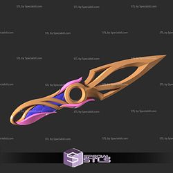 Cosplay STL Files Valorant Mystbloom Kunai