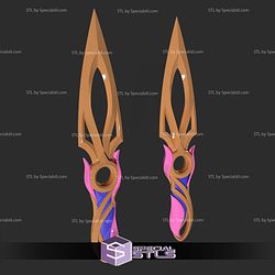 Cosplay STL Files Valorant Mystbloom Kunai