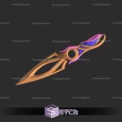 Cosplay STL Files Valorant Mystbloom Kunai