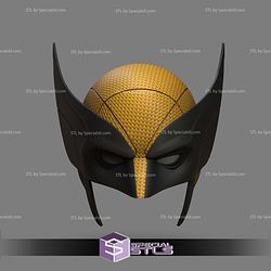 Cosplay STL Files Wolverine Cowl Offical Correct Texture