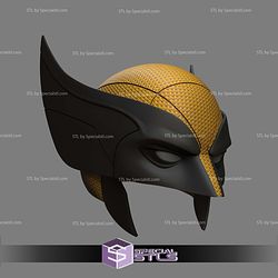 Cosplay STL Files Wolverine Cowl Offical Correct Texture