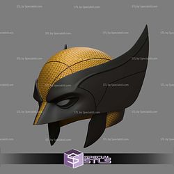 Cosplay STL Files Wolverine Cowl Offical Correct Texture