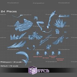 Ellen Joe Zenless Zone Zero Game 3D Printing Models