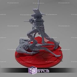 Evangelion Eva 01 vs 3rd Angel Sachiel 3D Printing Models