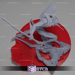 Evangelion Eva 01 vs 3rd Angel Sachiel 3D Printing Models