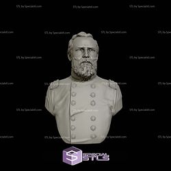 General George Henry Thomas Bust 3D Printing Models