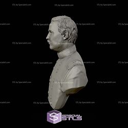 General John Buford Bust 3D Printing Models