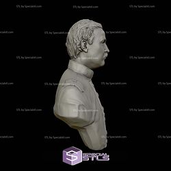 General John Buford Bust 3D Printing Models