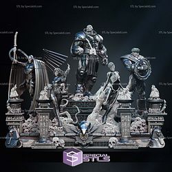 Apocalypse and Horseman Diorama Bundle 3D Printer Files - Base