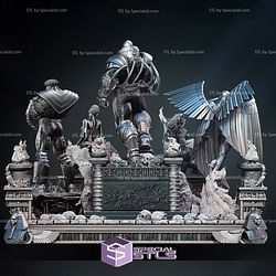 Apocalypse and Horseman Diorama Bundle 3D Printer Files