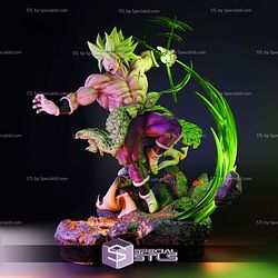 Broly Green Battle STL Files