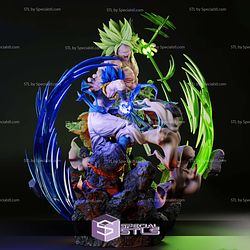 Gogeta Fight Broly New Diorama 3D Printing Models