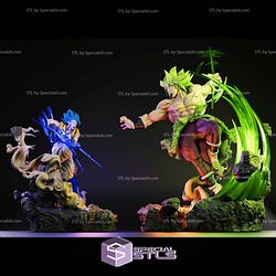 Gogeta Fight Broly New Diorama 3D Printing Models