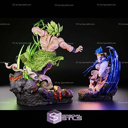 Gogeta Fight Broly New Diorama 3D Printing Models