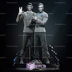 The Wrath of Khan Kirk and Spock Bundle 3D Printing Models - Base Diorama