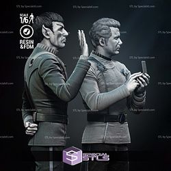 The Wrath of Khan Kirk and Spock Bundle 3D Printing Models