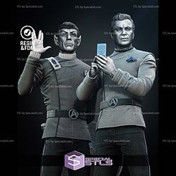 The Wrath of Khan Kirk and Spock Bundle 3D Printing Models