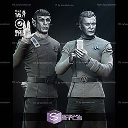 The Wrath of Khan Kirk and Spock Bundle 3D Printing Models